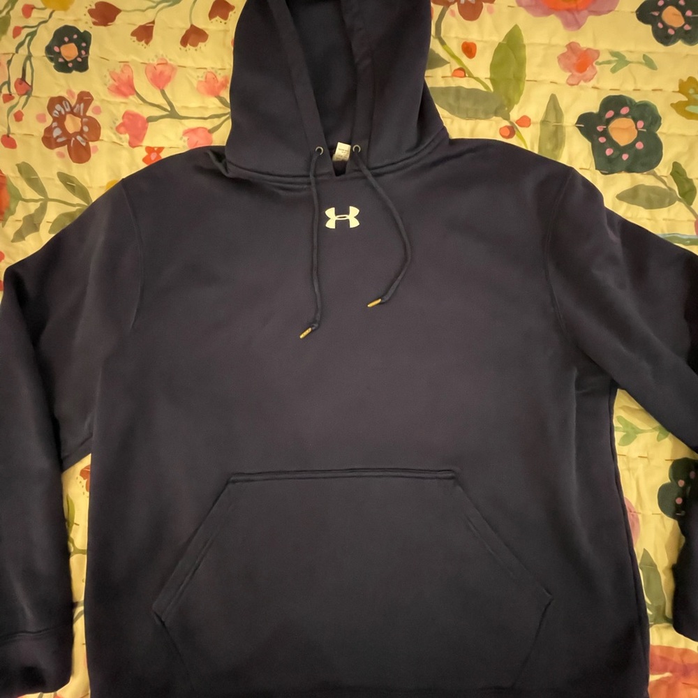 Under Armor Blue Hoodie Size Large
